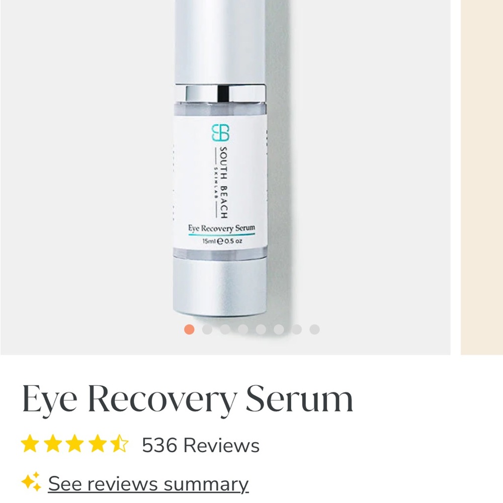 South Beach Eye Recovery Serum